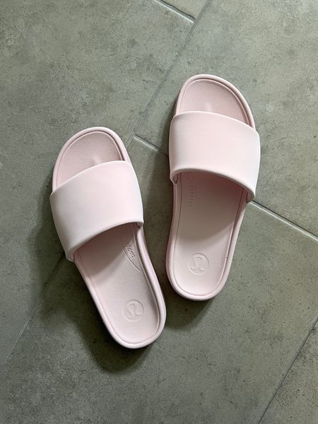 Bought these slides recently to slip on after Pilates and they are SO comfortable. If you’re a half-size, pick the size larger. The come in so many fun colors!

#LTKActive #LTKfitness
