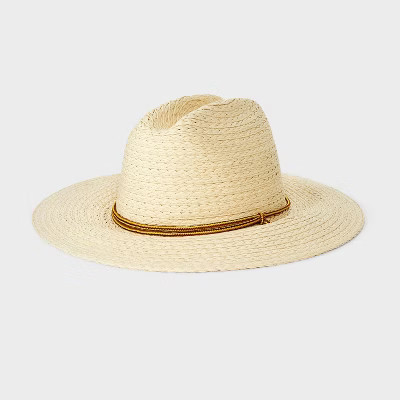 Men's Lifeguard Straw Hat - Goodfellow & Co™ Cream | Target