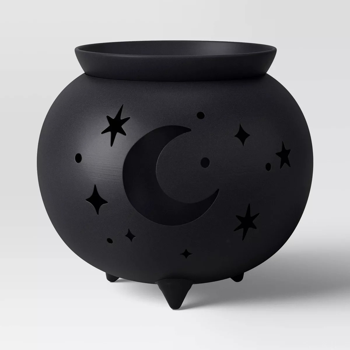 7" Small Metal Cauldron Planter Halloween Decorative Prop Black - Hyde and EEK! Boutique™ | Target