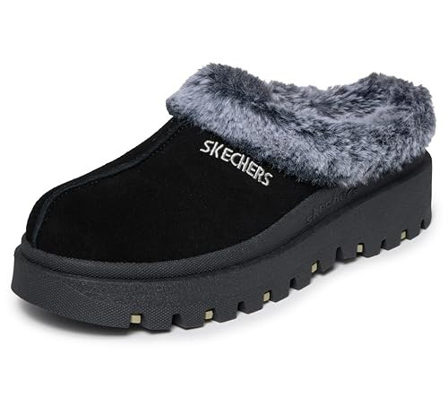 Skechers Women's Shindigs - Fortress Clog Slipper, Black, 9.5 M US | Amazon (US)