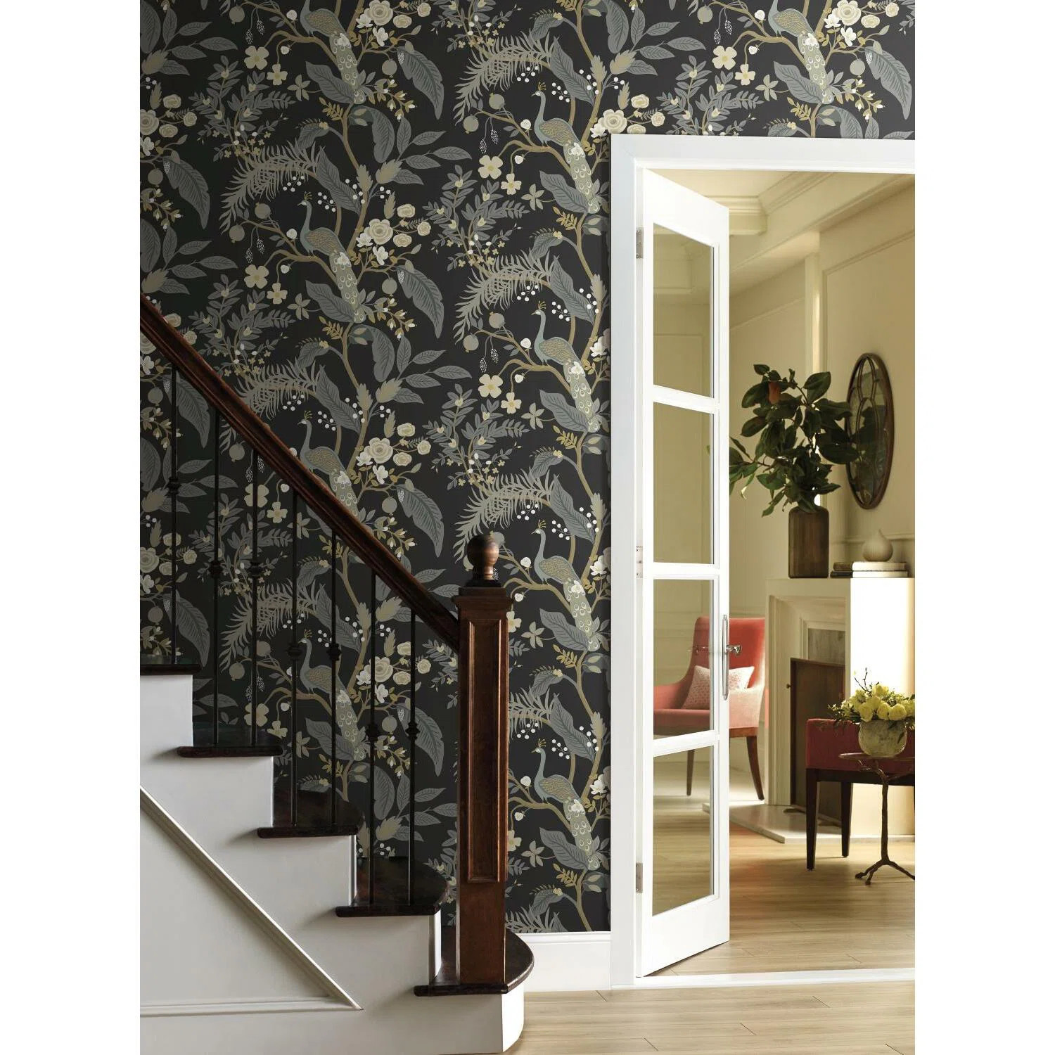 Peacock 27' x 27" Wallpaper Roll | Wayfair North America
