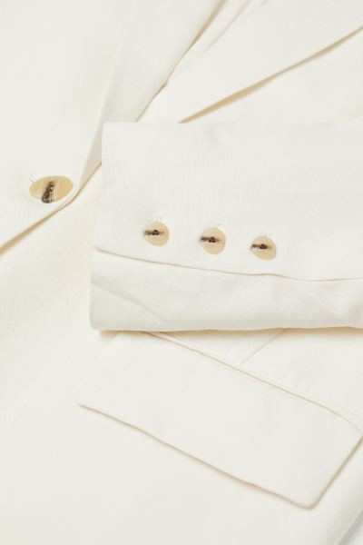 Oversized linen-blend jacket | H&M (UK, MY, IN, SG, PH, TW, HK)