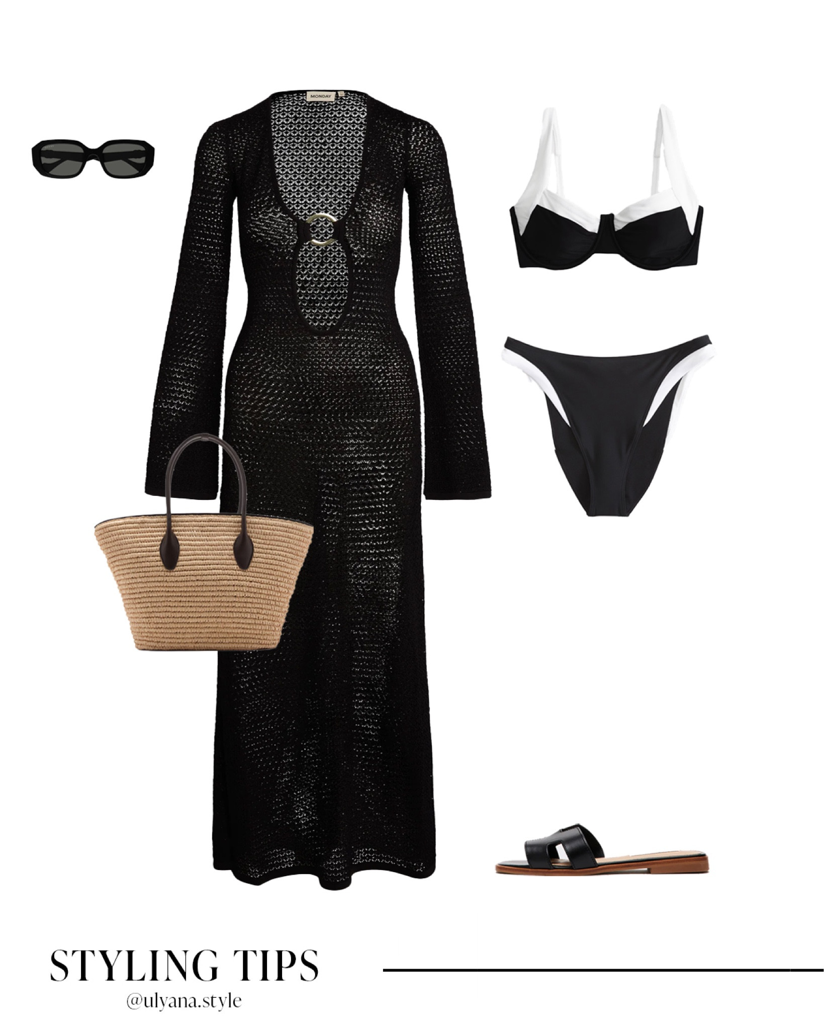 This crochet cover-up dress paired with a bikini, slide sandals, chic sunglasses, and a straw tote is the perfect vacation outfit. Ideal for lounging by the pool, strolling the beach, or a stylish day at the resort. 
.
.
.
.
.
.
Resort wear | resort vacation outfits | resort dress | resort outfits | resort style | vacation outfits beach | vacation dress | vacation looks | crochet dress |  Crochet cover up | swim cover up Amazon | bathing suit | beach cover up | bikini set | swim wear | swim suits | black bikini | outfit pool | outfit ideas | outfit inspo | beach sandals | summer sandals | black sandals | beach outfits | beach bag |

#LTKSeasonal  #LTKU #LTKSaleAlert #LTKGiftGuide #LTKWorkwear #LTKTravel #LTKShoeCrush #LTKItBag #LTKSwim


#LTKFindsUnder100 #LTKFindsUnder50 #LTKStyleTip