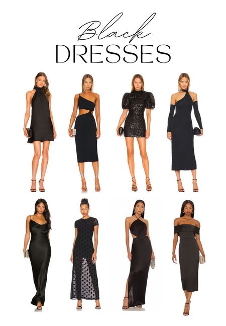 Shopping Guide: Black Dresses you need from Revolve

#LTKstyletip #LTKworkwear #LTKfit