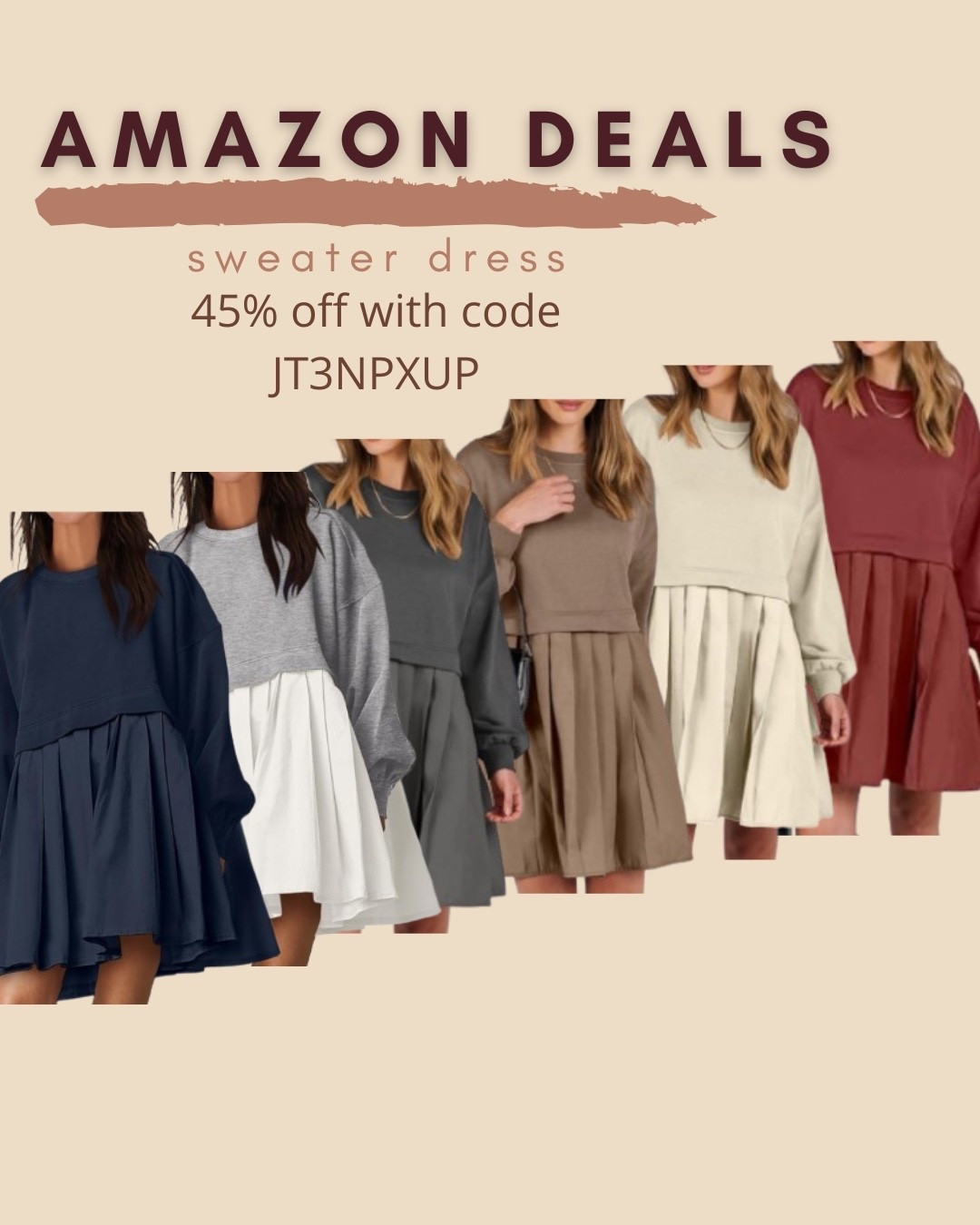 $17 ends 2/8

Amazon fashion
Amazon deals
Sweater dress
Mixed media dress


#LTKSaleAlert