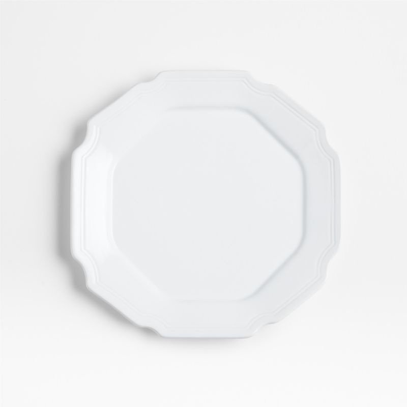 Palermo Octagon Stoneware Salad Plate + Reviews | Crate & Barrel | Crate & Barrel