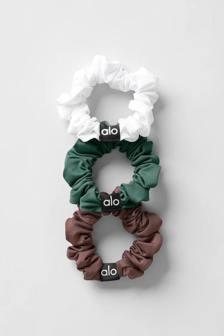 Fresh Mini Scrunchie 3-Pack | Alo Yoga (US)