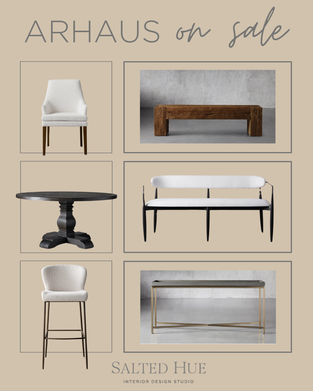 As an interior designer, Arhaus is often a favorite for design clients so when there's an opportunity to save $$$ it's music to our ears.  A few favorites from past projects are on major sale.  

 #LTKHome #LTKSaleAlert #LTKStyleTip