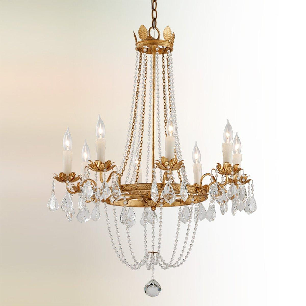 Classic Crystal Glam Chandelier - 8 Light | Shades of Light