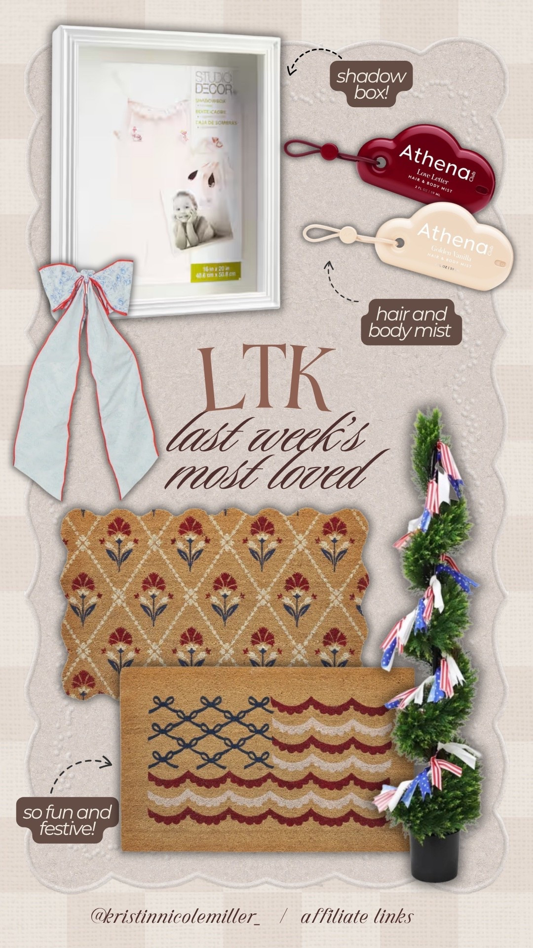 Last week’s Most loved on LTK!

Trending favorites, seasonal festive patriotic, Americana, red, white and blue Walmart, target shadowbox Michael’s

#LTKHome #LTKmomlife #LTKSeasonal