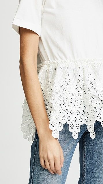 Lace Tee | Shopbop