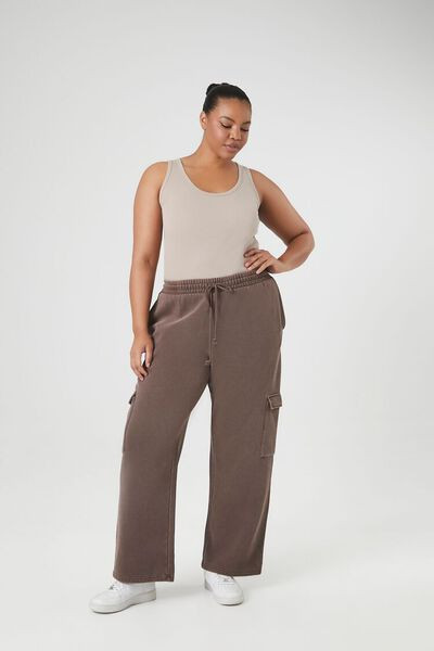 Plus Size High-Rise Cargo Pants | Forever 21