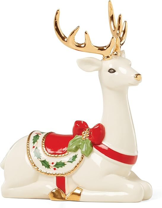 Lenox 894973 Laying Reindeer Figurine, Christmas & Holiday Decor | Amazon (US)