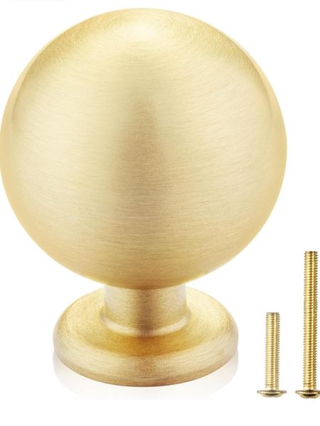Brushed gold/brass knobs

#LTKstyletip #LTKhome #LTKfindsunder50