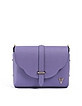 HiVa Atelier Harmonia Violet Saffiano Leather Shoulder Bag | FORZIERI Global: Bags, Shoes & Jewelry