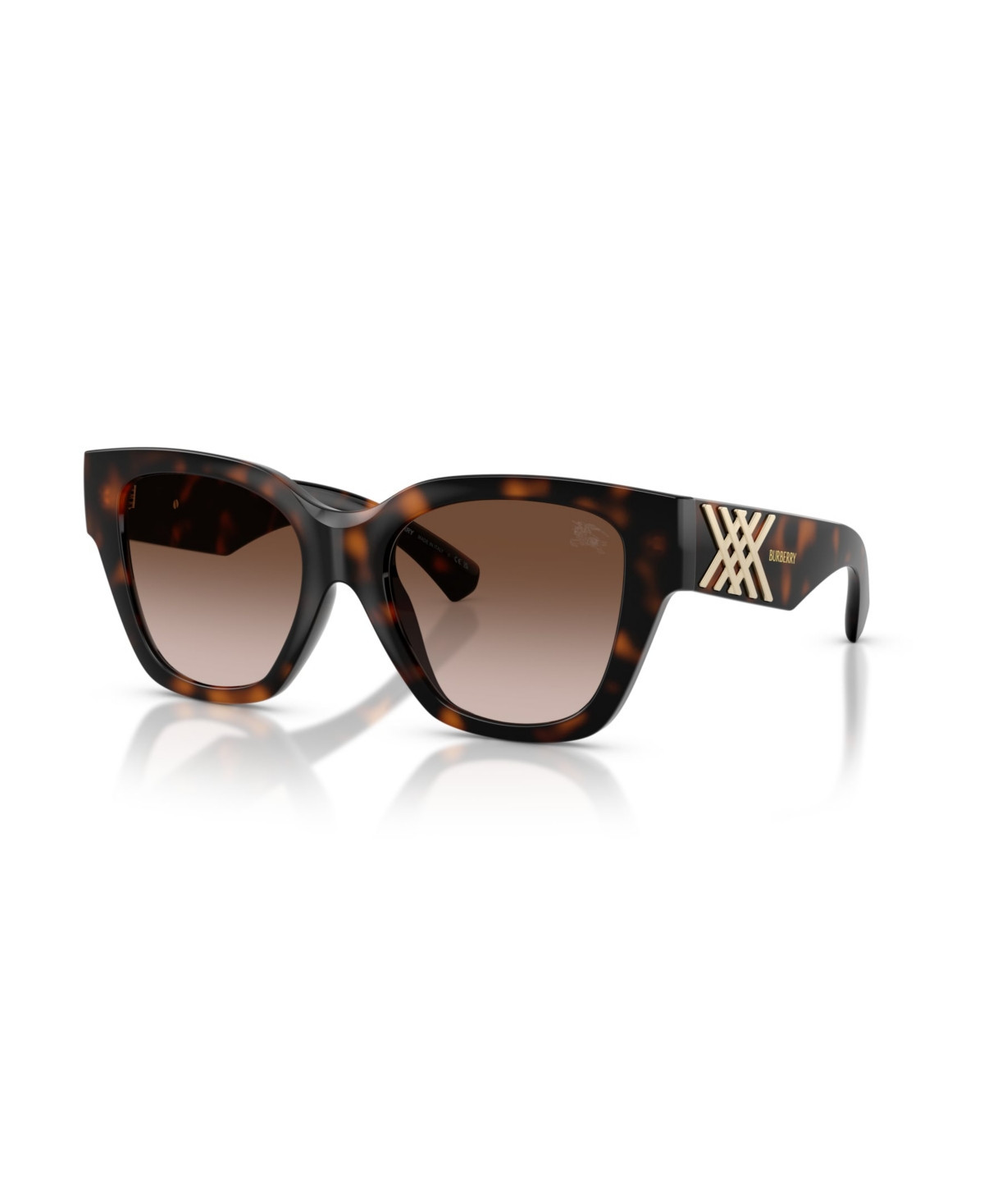 Burberry Women's Square Sunglasses, BE4489U - Dark Havana | Macy's