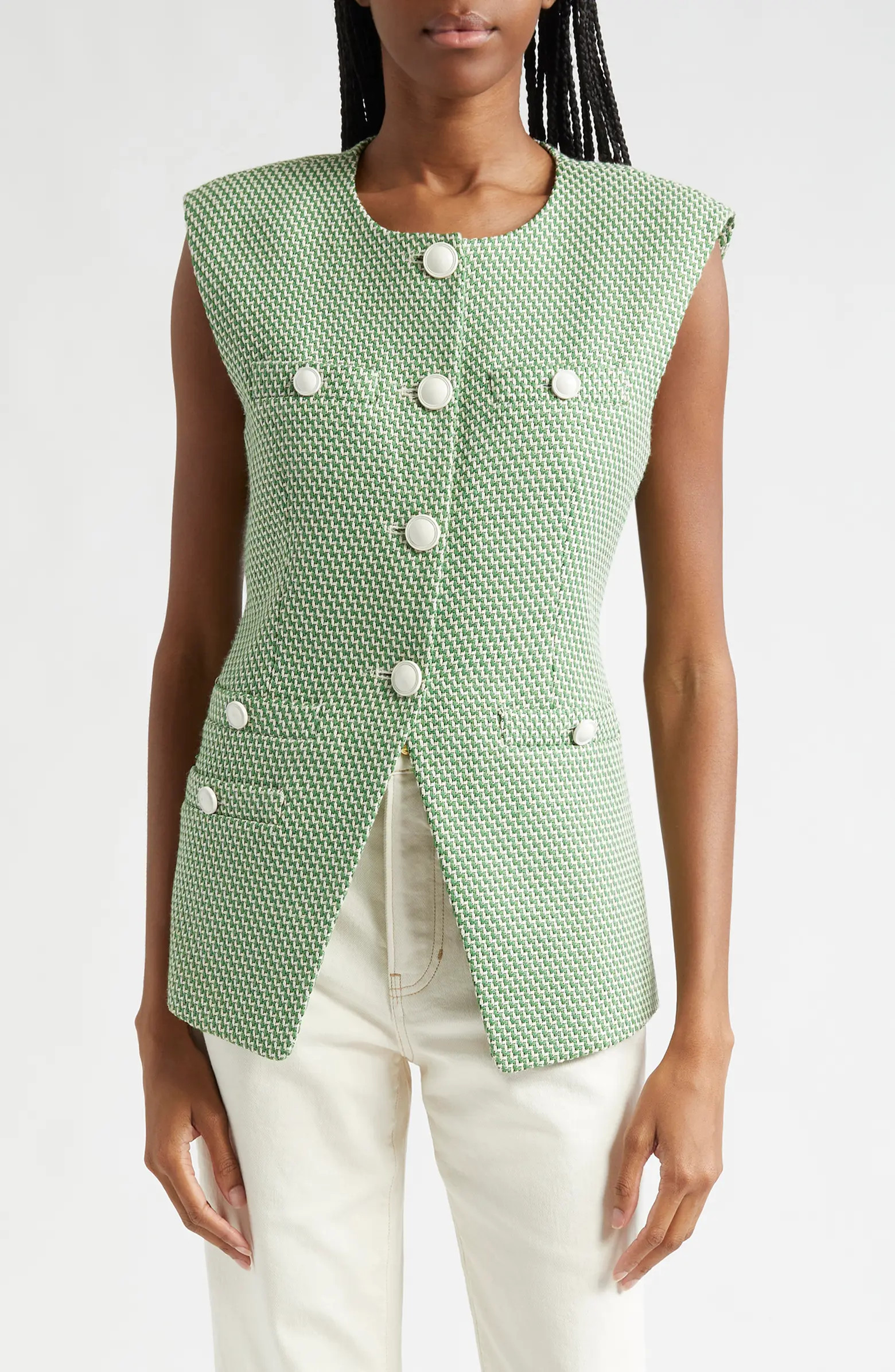 Tamara Textured Cutaway Vest | Nordstrom
