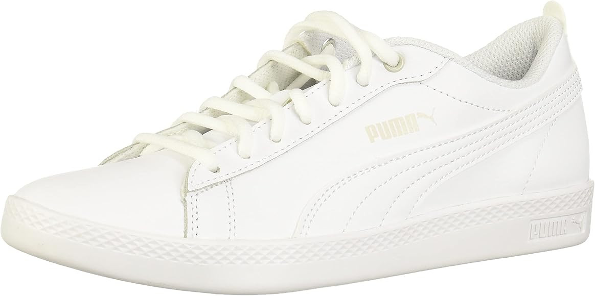 PUMA Women's Smash WNS V2 Leather Sneaker | Amazon (US)