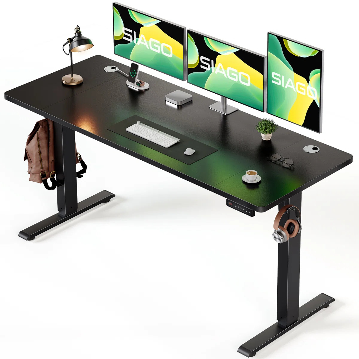 Standing Desk – Adjustable Height Electric Desk With Memory Controller | Wayfair North America