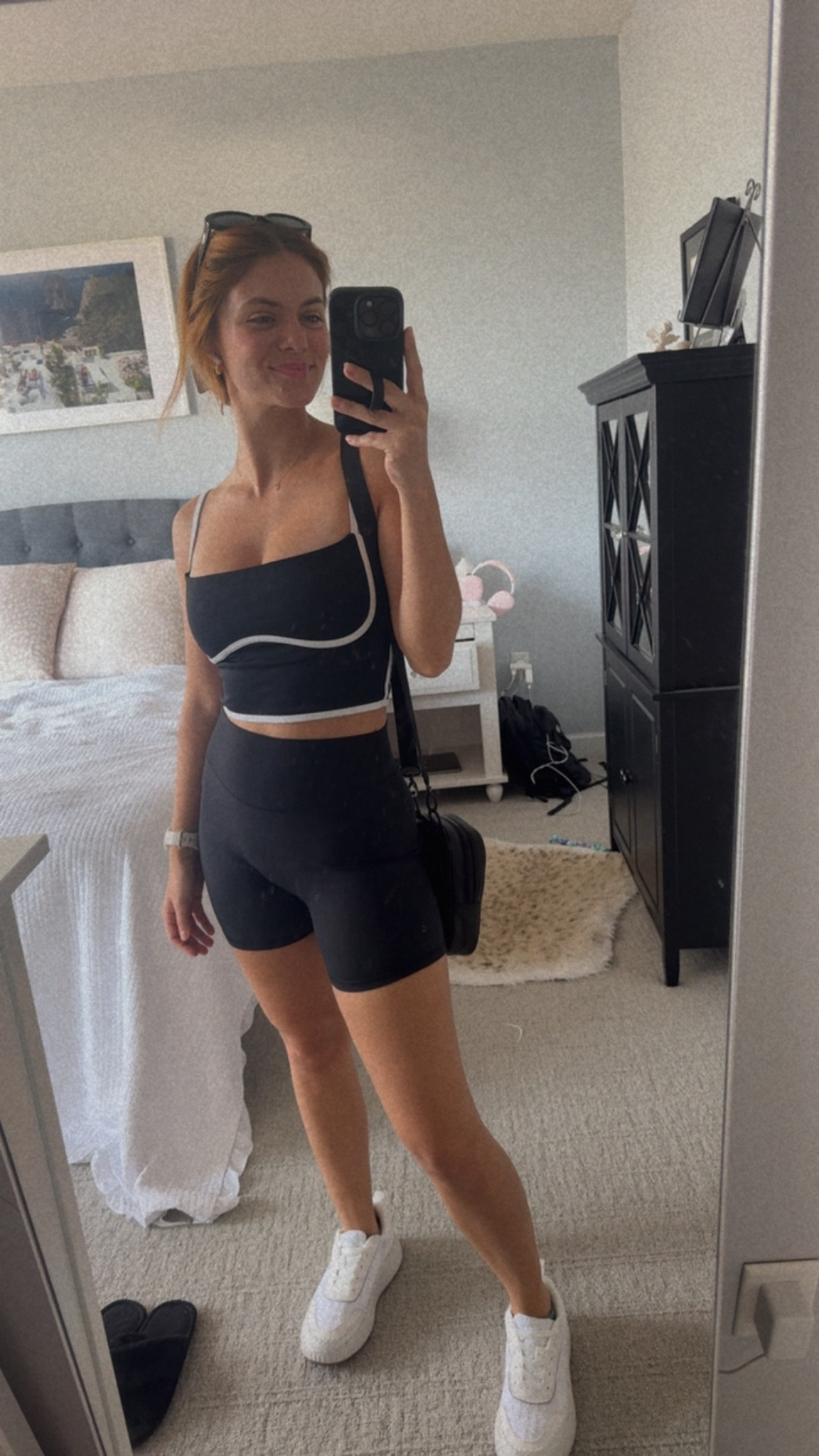 Forever obsessed w this outfit 🖤 all from Amazon!!
🖤 top
🖤 shorts
🖤 tennis
🖤 sneakers
🖤 brixley bag
🖤sunnies

#LTKStyleTip #LTKFindsUnder50 #LTKFitness