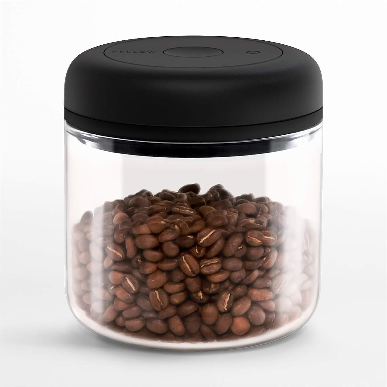 Fellow Atmos Medium Vacuum Canister in Clear Glass + Reviews | Crate & Barrel | Crate & Barrel