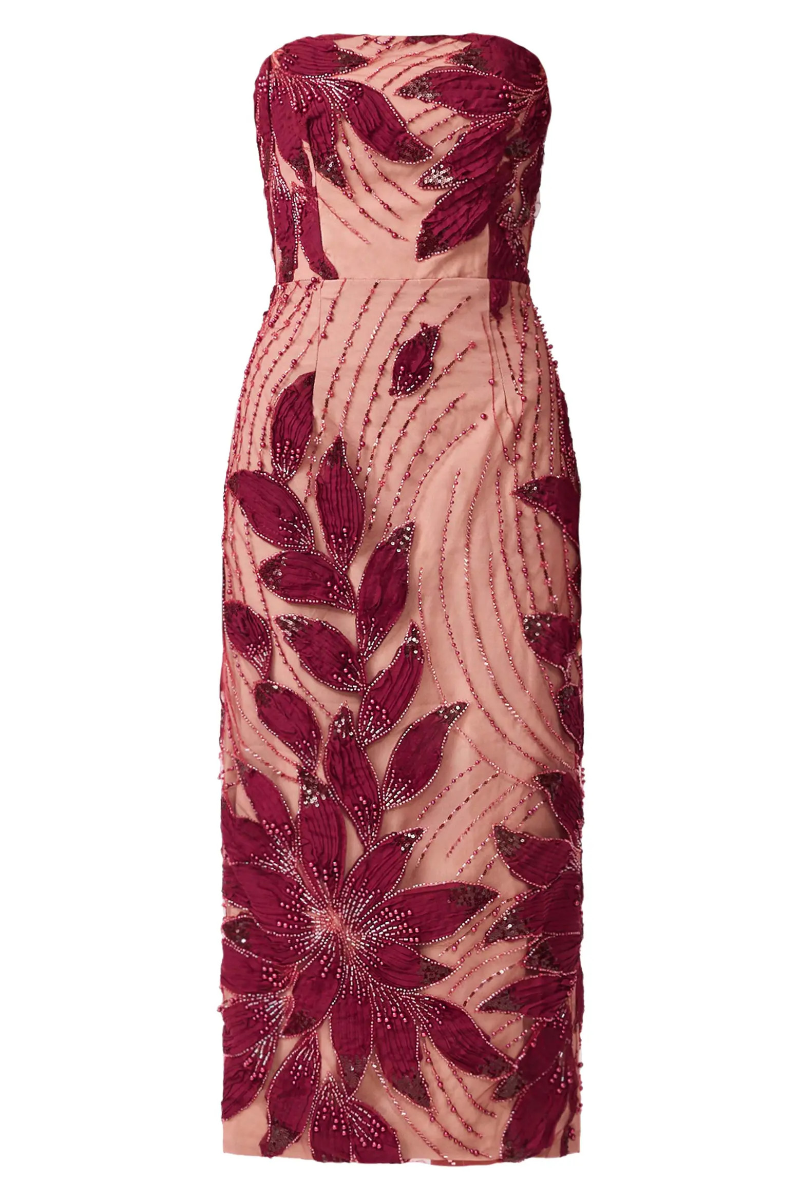 Elliatt Elisa Strapless Column Midi Dress (Women) | Nordstrom | Nordstrom