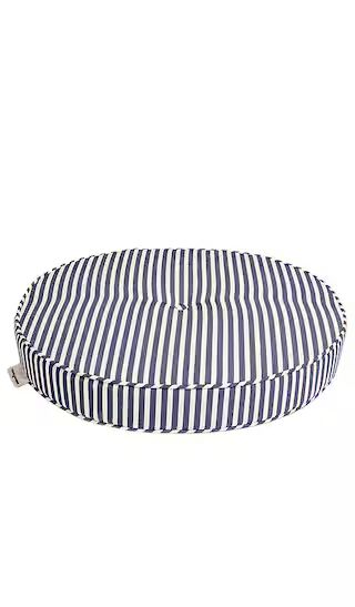 Circular Pillow in Laurens Navy Stripe | Revolve Clothing (Global)