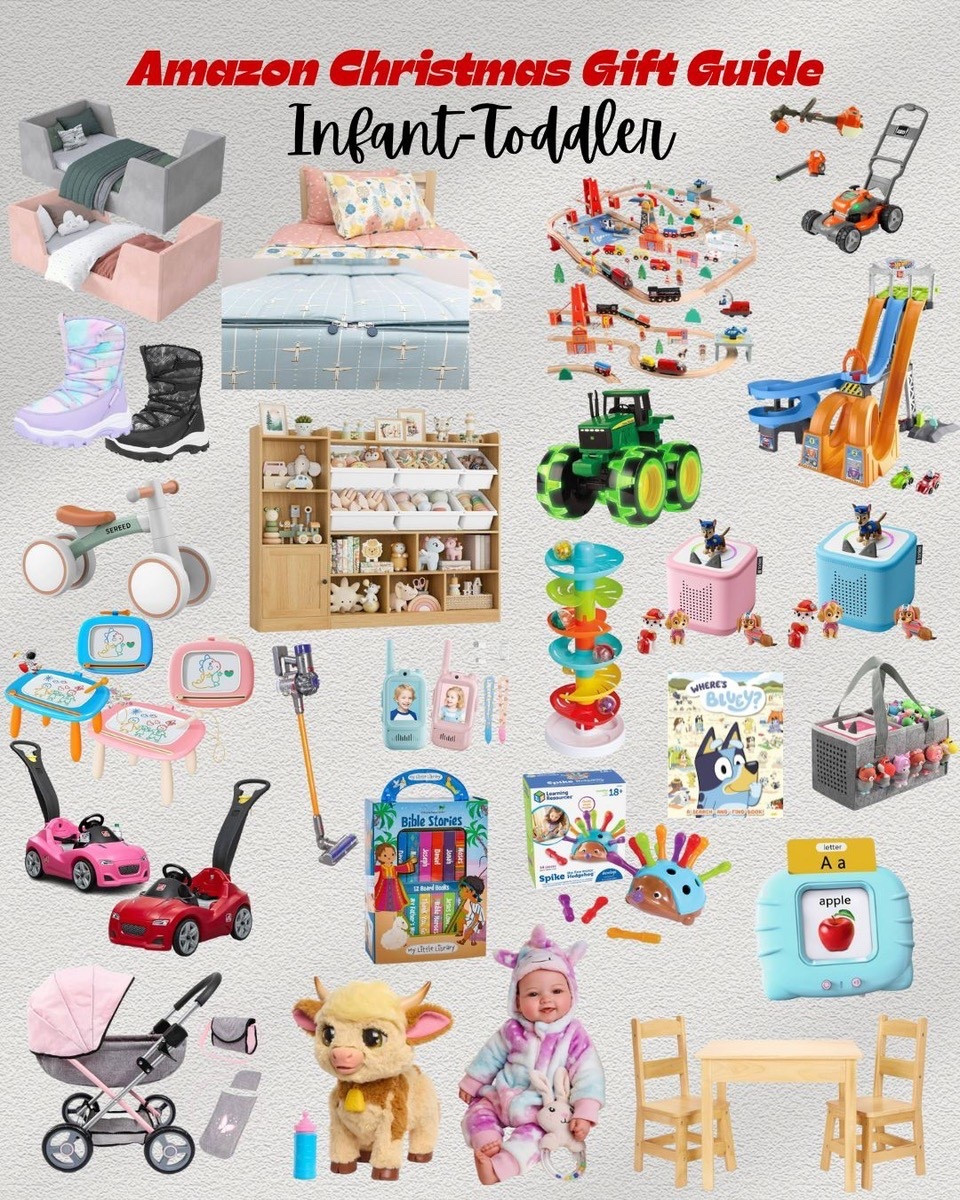 Christmas is coming! Amazon gift guides all things baby through toddler 

#LTKGiftGuide #LTKHoliday #LTKKids