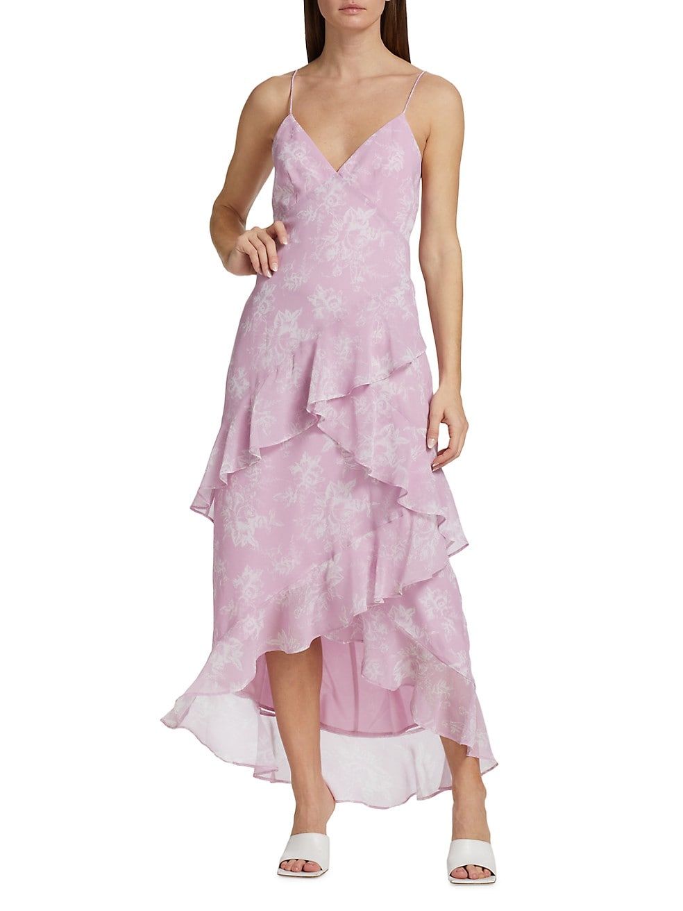 Floral Ruffled Maxi Dress | Saks Fifth Avenue