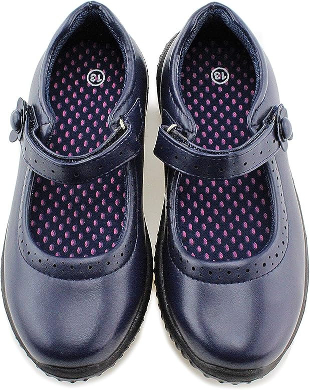 Jabasic Girl's Mary Jane School Uniform Shoes | Amazon (US)