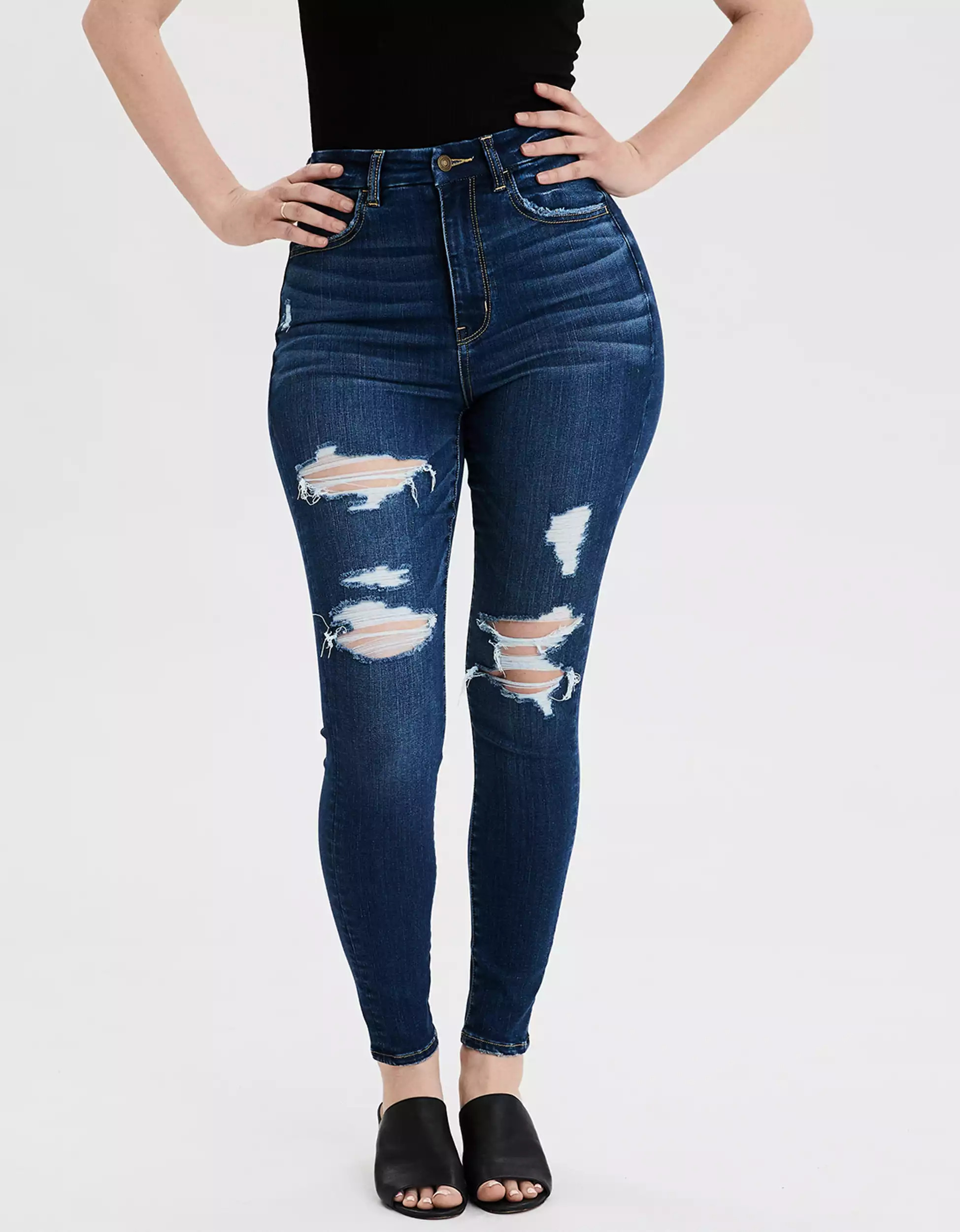 AE Ne(x)t Level Curvy Super High-Waisted Jegging | American Eagle Outfitters (US & CA)