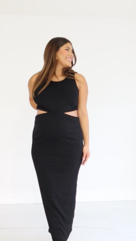 Cut our black slip maxi dress bump friendly maternity dress perfect for a party 

#LTKbump #LTKfindsunder50 #LTKbaby