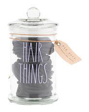 Hair Things Small Glass Jar | TJ Maxx