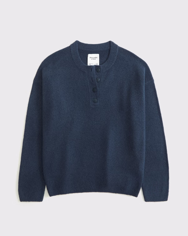 Women's Henley Sweater | Women's New Arrivals | Abercrombie.com | Abercrombie & Fitch (US)