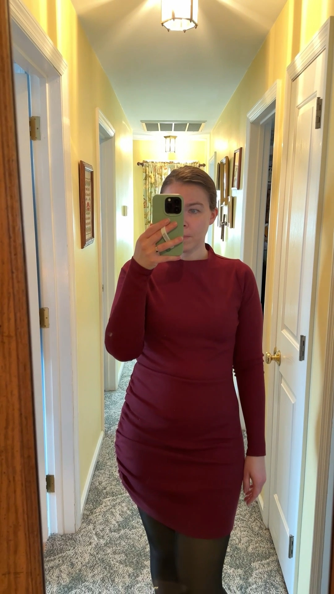 The fit of this dress from Revolve is so good—the gathered detail on the side make it super flattering. It’s also a thicker material so it’s nice for winter, and I paired it with fleece lined tights! 

#LTKGiftGuide #LTKWorkwear #LTKSeasonal