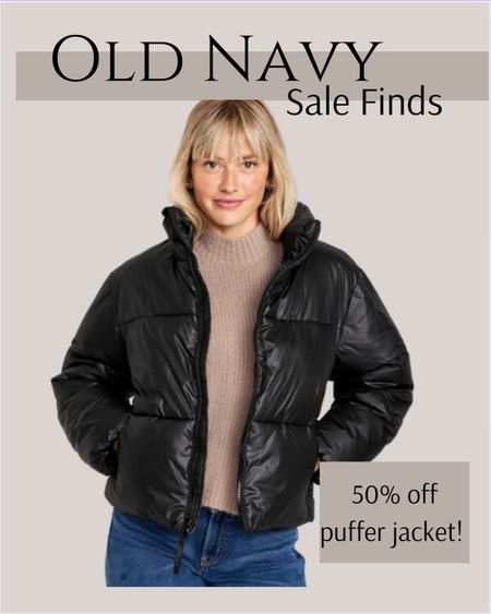 Old navy sale finds! Black puffer jacket 50% off! Only $29! 

#LTKfindsunder50 #LTKSeasonal #LTKstyletip