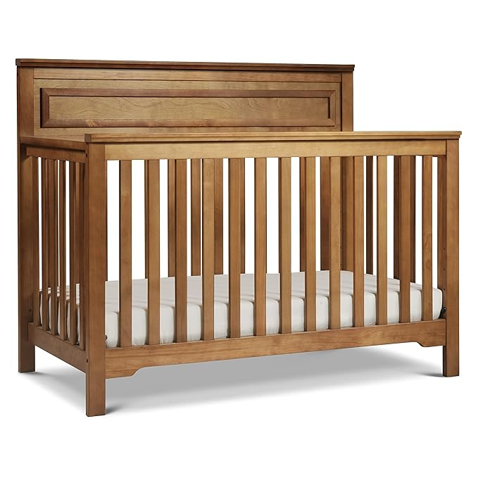 DaVinci Autumn 4-in-1 Convertible Crib in Chestnut, Greenguard Gold Certified | Amazon (US)