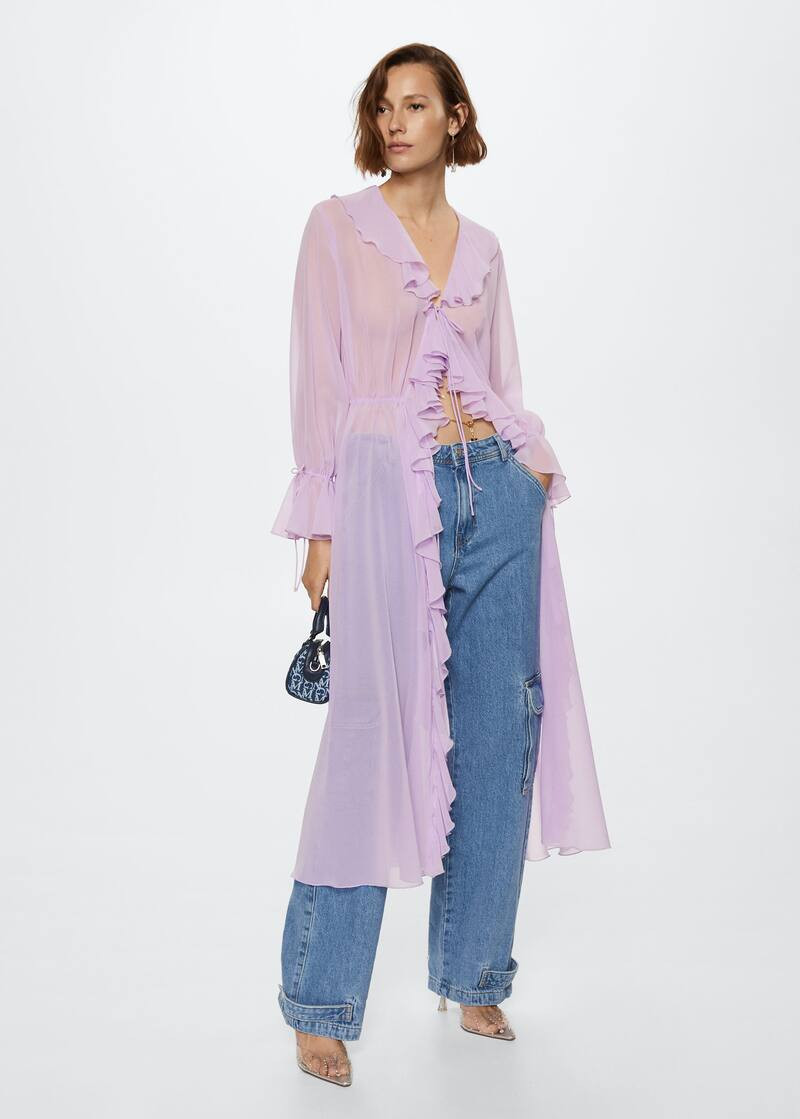 Search: Ruffles flowy dress (29) | Mango United Kingdom | MANGO (UK)