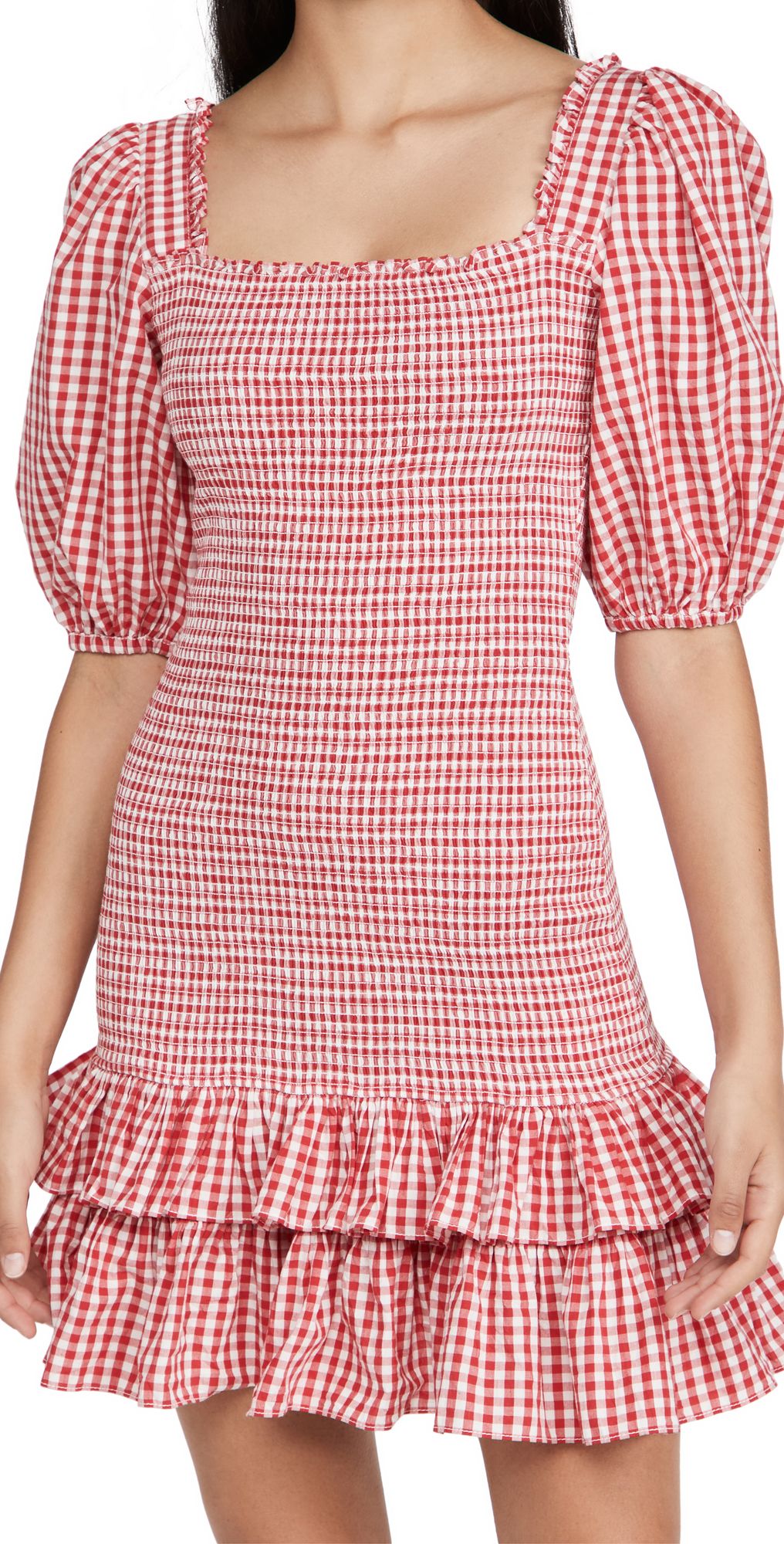 byTiMo Checks Mini Smocking Dress | SHOPBOP | Shopbop