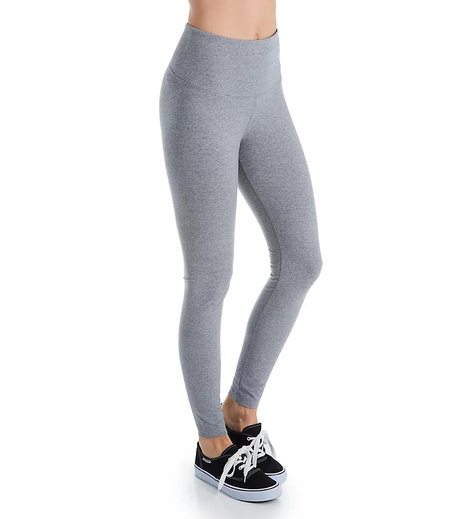 Lysse Leggings Women's Flattering Cotton Legging in Grey Melange | Size Small | HerRoom.com | HerRoom