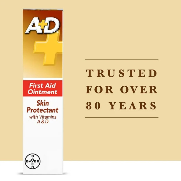 A+D First Aid Ointment, Dry Skin Moisturizer + Skin Protectant, 1.5 Oz Tube | Walmart (US)