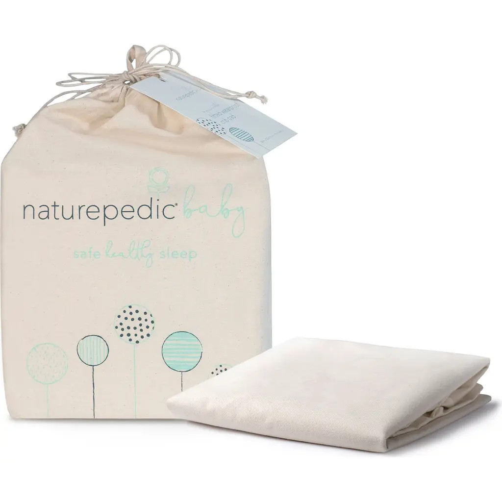 Naturepedic Organic Cotton Changing Pad Cover in Natural at Nordstrom | Nordstrom