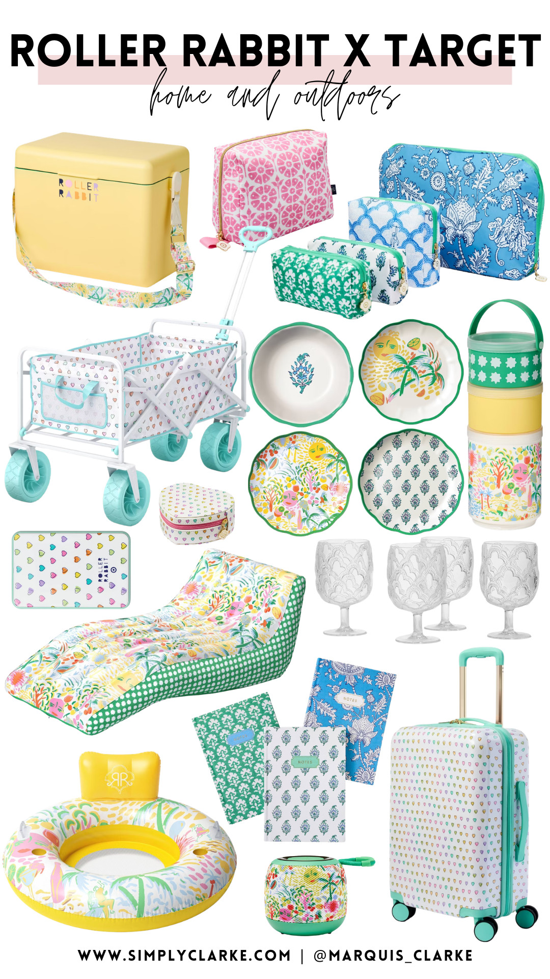 The home & outdoor pieces from the Roller Rabbit x Target collection are giving the ultimate spring getaway vibes! Think picnic blankets, melamine dinnerware, beach towels, pool floats, and even patio furniture—all in the brand’s signature colorful prints. Perfect for spring hosting, pool days, and outdoor entertaining!  

 #LTKSpringSale #LTKSeasonal #LTKHome