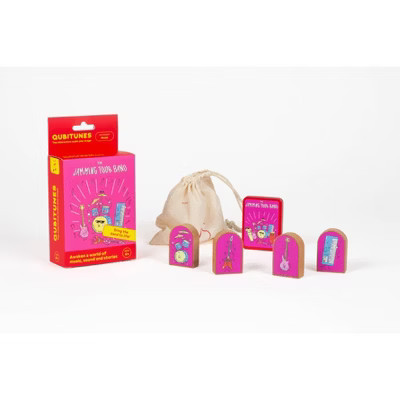 Qubitunes Jamming Tour Band – Screen-Free Kids Audio Music Game with 4 Songs & 4 Instruments (Ages 4+) | Target