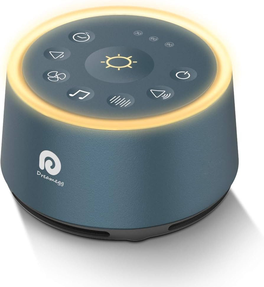 Dreamegg D1 Sound Machine - White Noise Machine with Baby Night Light for Sleeping, High Fidelity... | Amazon (US)