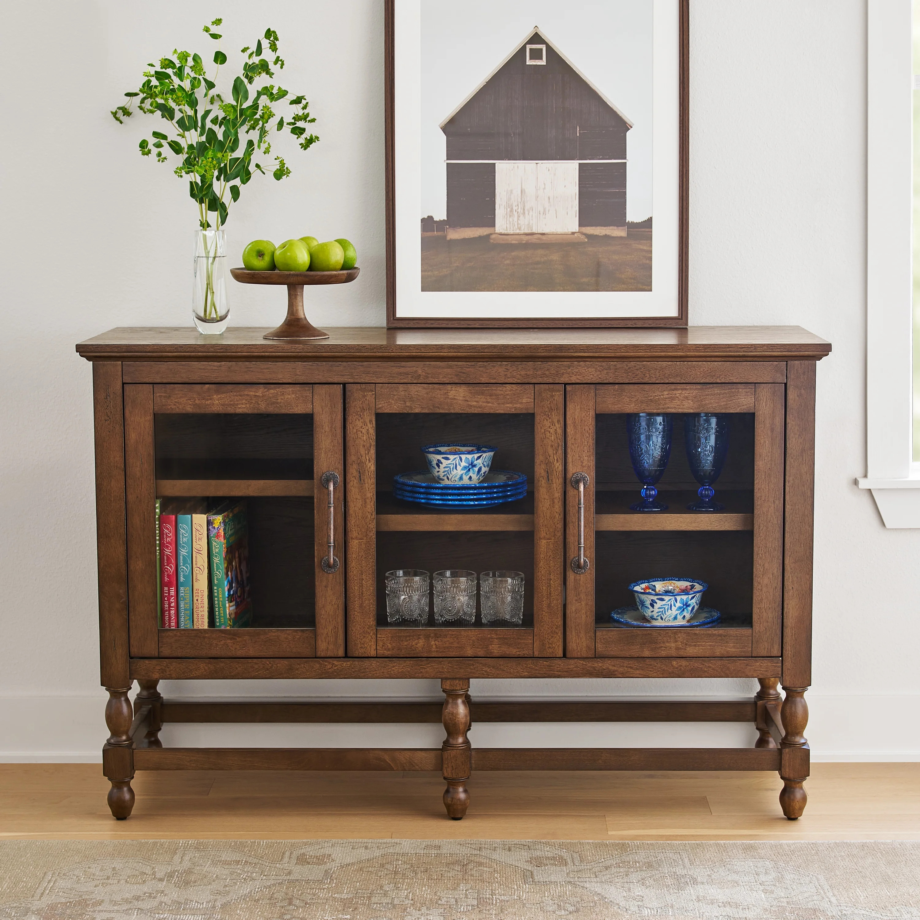 Pioneer Woman Harper Buffet Cabinet, Homestead Brown | Walmart (US)