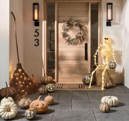 Halloween has arrived at Pottery Barn! They have so many cute additions this year, and I’m sure some will sell out, so shop early!
……………..
light up skeleton, pottery barn halloween fall porch decor, halloween porch decor, galvanized pumpkin, metal pumpkin, light up broom, light up witch’s broom, clay pumpkin, terracotta pumpkin, terracotta jack-o-lanterns, wicker pumpkins, halloween porch ideas, white pumpkins, fall wreath, halloween wreath, fall door mat, Halloween door mat   

#LTKSeasonal #LTKkids #LTKhome