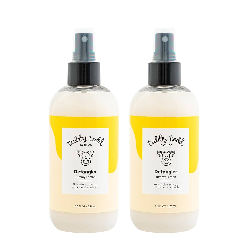 TUBBY TODD Hair Detangler Spray for Kids - Hair Detangling Spray with Baobab & Coconut Oil - Gent... | Amazon (US)