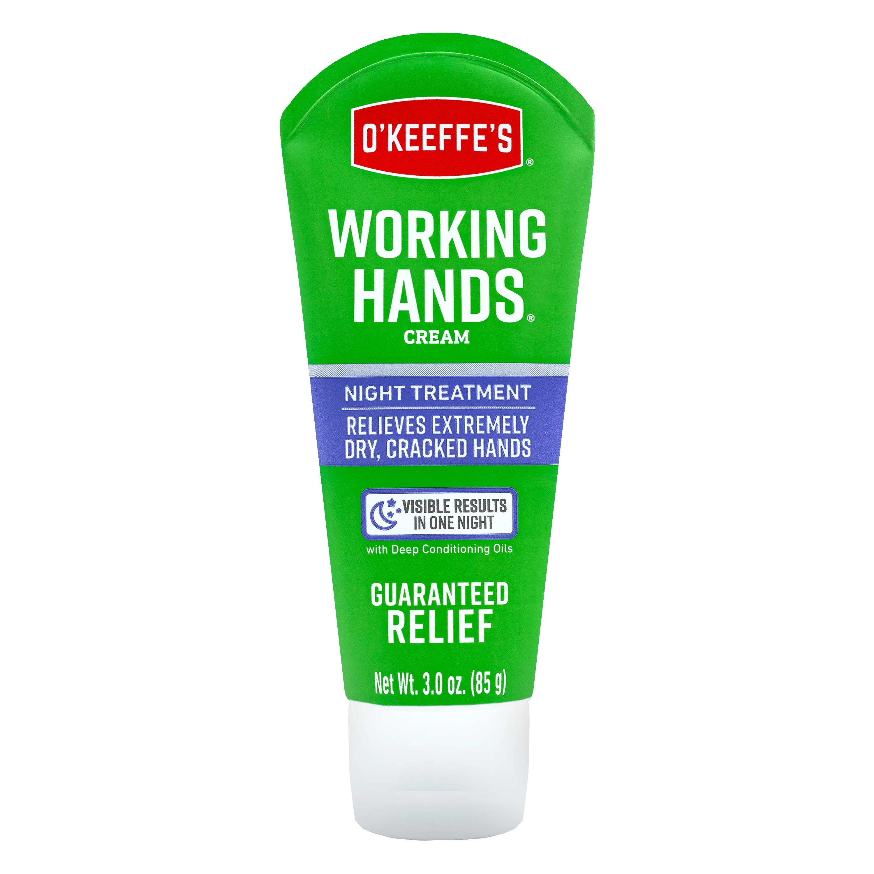 O'Keeffe's Working Hands Night Treatment Hand Cream, 3 Ounce Tube | Walmart (US)