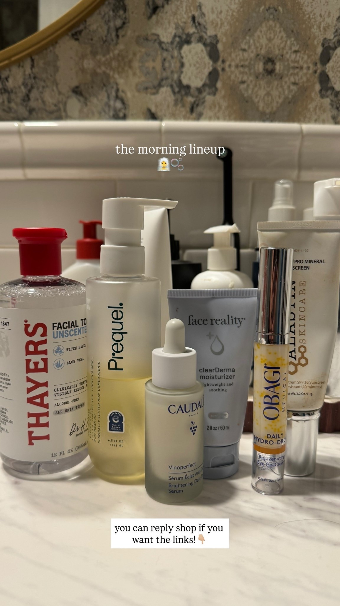 My morning skincare lineup
🧖‍♀️🫧 all of these are acne and sensitive skin safe!



#LTKBeauty #LTKselfcare #LTKmorningroutine